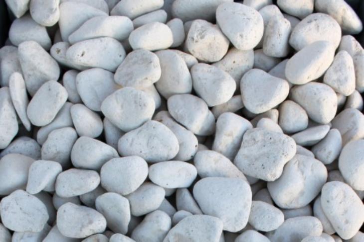 Белая галька галтовка (20-40 мм.)  купить в Орле от производителя, без посредников